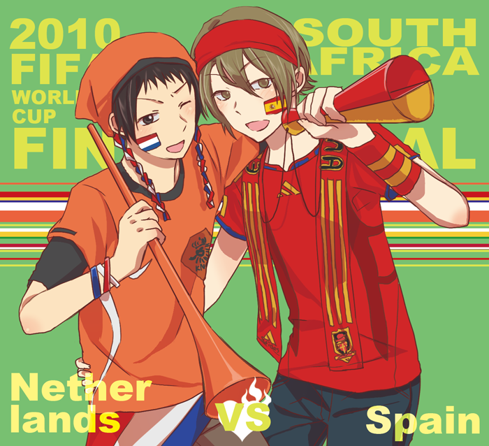 kyon and koizumi itsuki (world cup and 2 more) by kzr_(siesta)