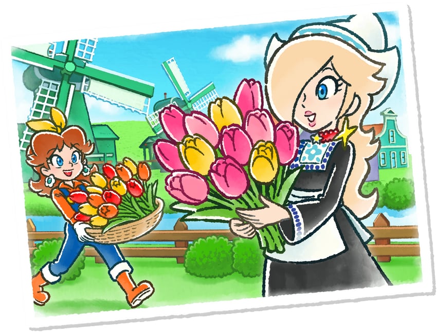 rosalina and princess daisy (mario and 2 more)