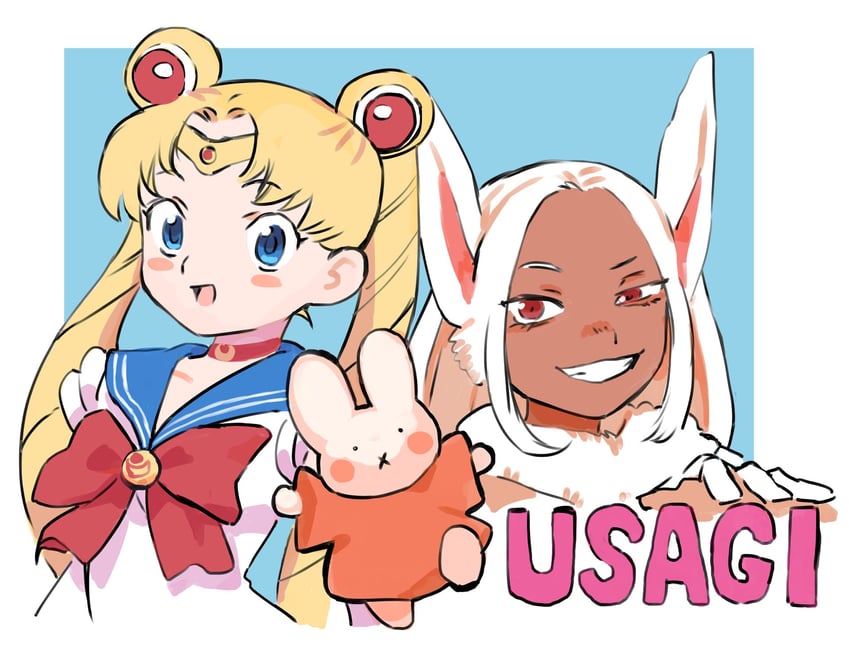 miffy, tsukino usagi, sailor moon, and mirko (miffy and 2 more) by gan2