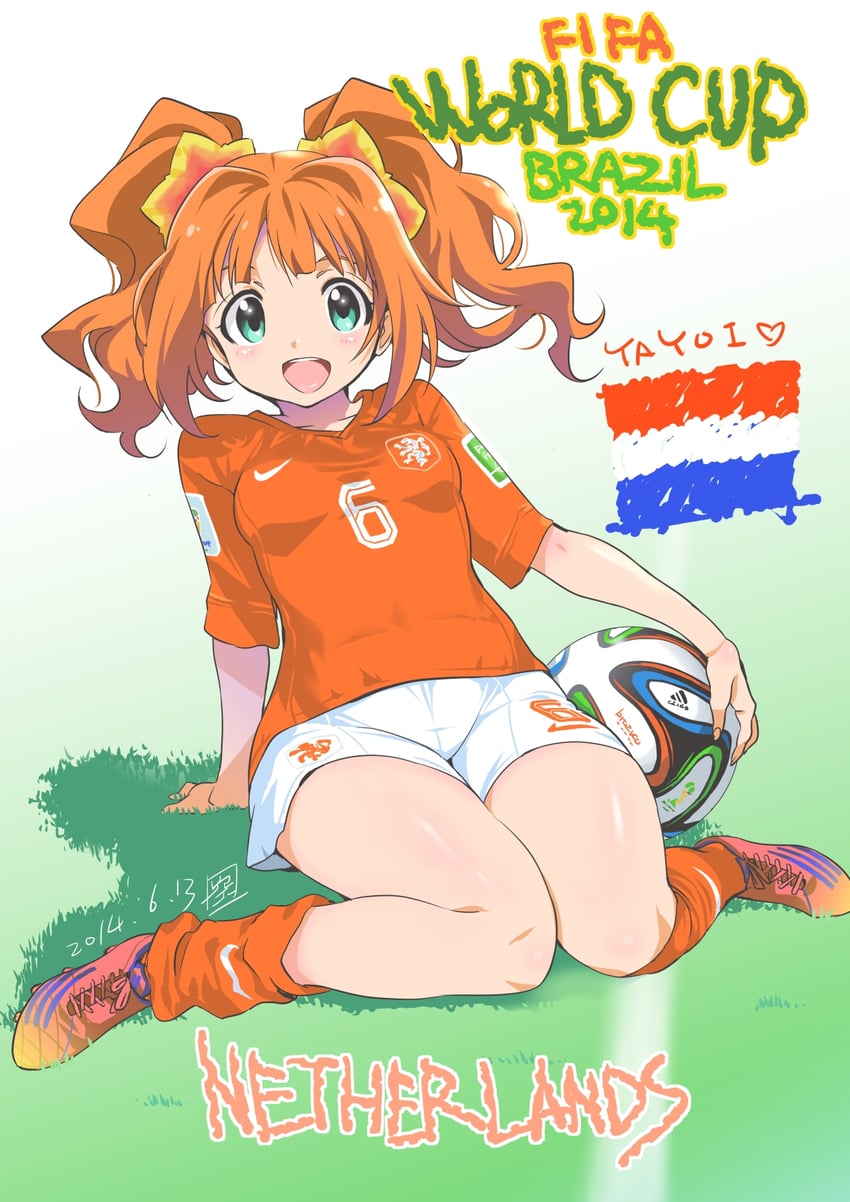 takatsuki yayoi (world cup and 2 more) by inoue_sora